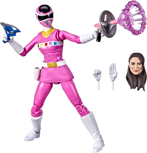 דמות פאוור ריינג'רס ורוד In Space Pink בגובה 15 ס