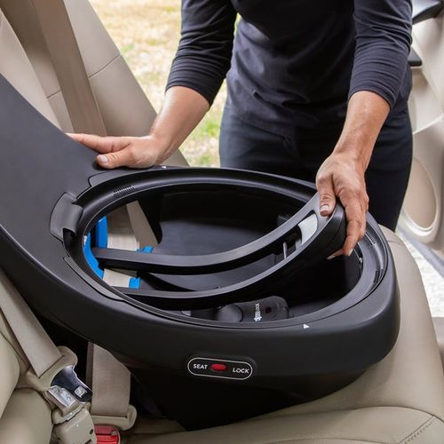 כיסא בטיחות מסתובב רבולב אקסטנד Evenflo Revolve 360 Extend All-in-One עם חיישן Sensor Safe - שחור
