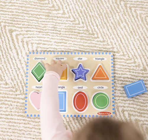 פאזל צ'אנקי צורות – 8 חלקים Melissa & Doug