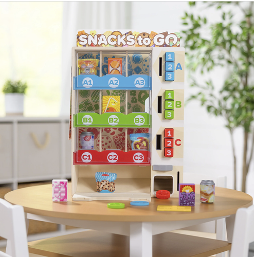 מכונת משקאות מעץ – סידור וארגון Melissa & Doug