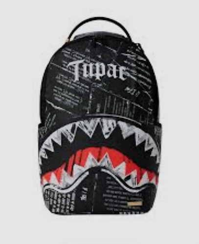 SPRAYGROUND תיק גב הוקרה לאגדה TUPAC LYRICS BACKPACK