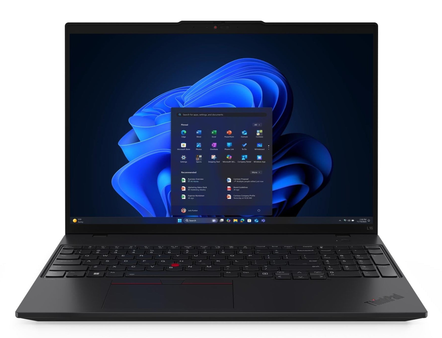 LENOVO L16 G2 U7-255U | W11P | 16GB | 512GB | 3Y