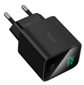 מטען קיר CS82A 20W USB-C עם תצוגה דיגיטלית