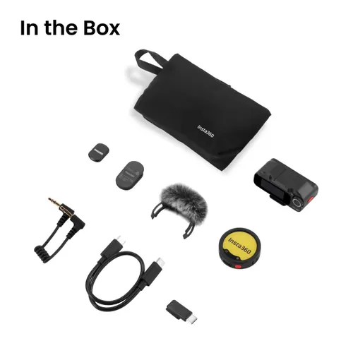 קיט משדר ומקלט אלחוטי Insta360 Mic Pro