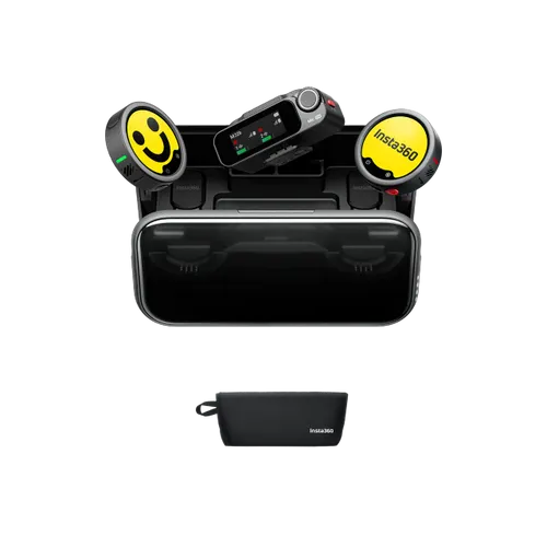 קיט 2 משדרים אלחוטיים ומקלט Insta360 Mic Pro