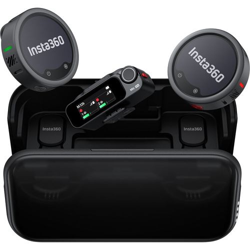 קיט 2 משדרים אלחוטיים ומקלט Insta360 Mic Pro