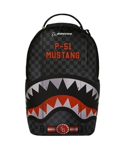 SPRAYGROUND תיק גב מטורף BOEING P-51 MUSTANG SHARKMOUTH BACKPACK
