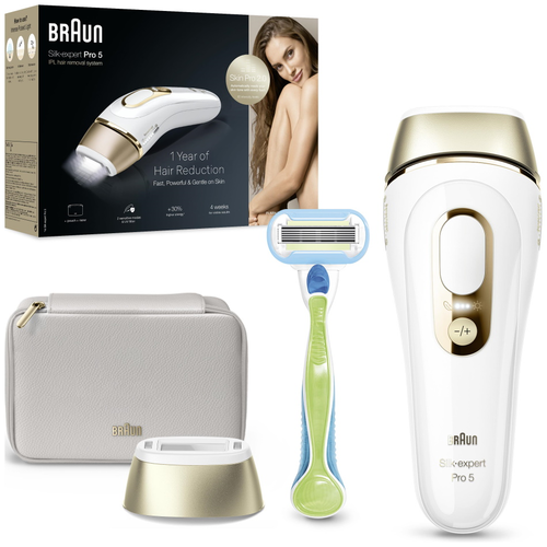 מסיר שיער בטכנולוגיית Braun IPL Silk expert Pro 5 PL5052  בראון