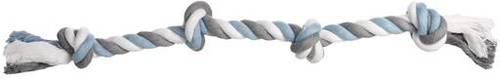 פלמינגו חבל כותנה דנטלי 4 קשרים 60 סמ | Flamingo Dental Cotton Rope 4 Knots 60cm