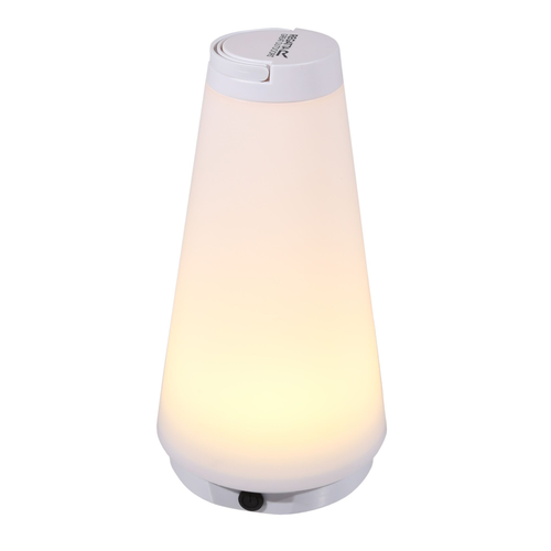 מנורת שולחן LED בצורת חרוט שטוח לשימוש בשטח ובטיולים  