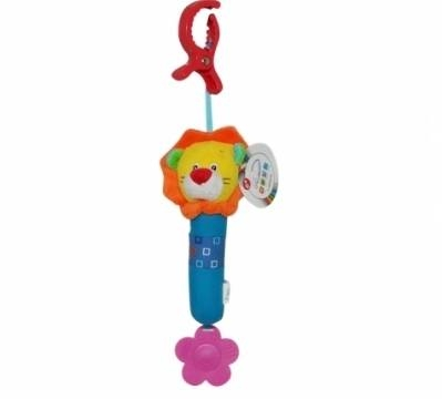 רעשן יד מצפצף לתינוק עם נשכן (מגוון דמויות)