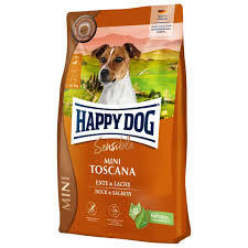 הפי דוג טוסקנה ברווז וסלמון מיני 4 ק"ג Happy Dog Sensible Mini Toscana