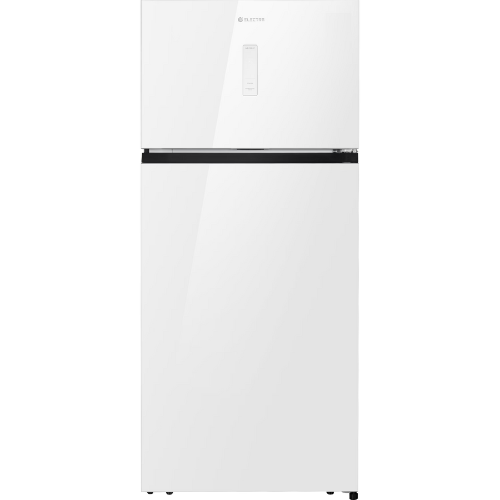 מקרר מקפיא עליון 480 ליטר נטו Electra EL520GW - גימור זכוכית לבנה אחריות ע"י היבואן הרשמי