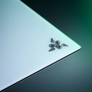משטח עכבר גיימינג מזכוכית דגם | Razer Atlas Pro בצבע לבן מבית
