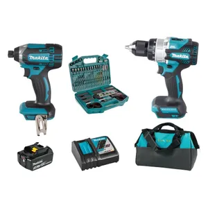 סט מברגות עוצמתי 18V + אביזרים MAKITA