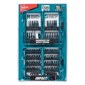 סט ביטים שחורים 100 חלקים MAKITA
