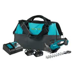 גוזם גדר חיה / דשא קומפקטית 18V + שתי סוללות 5.0AH MAKITA