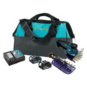 גוזם גדר חיה נטען 20V ּ+ שתי סוללות 5.0AH MAKITA