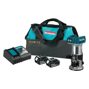 טרימר 18V + שתי סוללות 5.0AH MAKITA