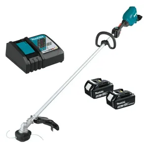 חרמש נטען 18V + שתי סוללות 5.0AH MAKITA