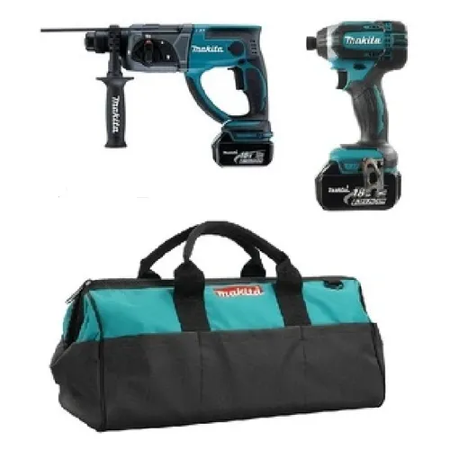 סט 18V פטישון + אימפקט MAKITA DLX2166M מקיטה DLX2166M – פטישונים נטענים