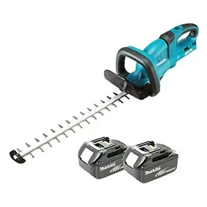 גוזם גדר חי נטען 18VX2 + שתי סוללות 4.0AH MAKITA
