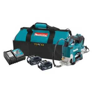 אקדח גריז 18V + שתי סוללות 5.0AH MAKITA