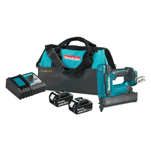 אקדח מסמרים 18V + שתי סוללות 5.0AH מקיטה DFN350 – אקדחי סיכות ומסמרים
