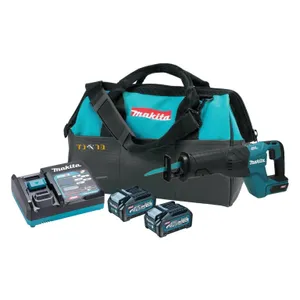 מסור חרב נטען 40V + שתי סוללות 4.0AH MAKITA