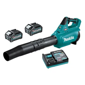 מפוח נטען 40V + שתי סוללות 4.0AH MAKITA