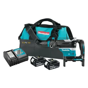 פטיש חציבה וקידוח 18VX2 + שתי סוללות 4.0AH MAKITA
