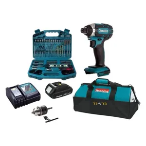 מברגת אימפקט 18V + סט 101 חלקים MAKITA