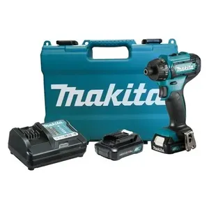 מברגה / מקדחה נטענת 12V + שתי סוללות 1.5AH MAKITA