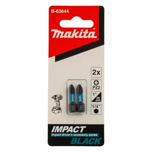 מארז זוג ביטים מסדרת BLACK PZ2 MAKITA