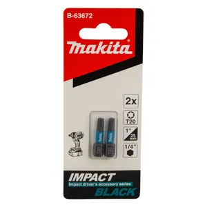 מארז זוג ביטים מסדרת BLACK T20 MAKITA