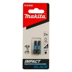 מארז זוג ביטים מסדרת BLACK T25 MAKITA