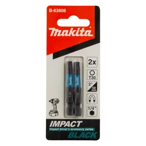 מארז זוג ביטים מגנטים מסדרת BLACK T30 MAKITA