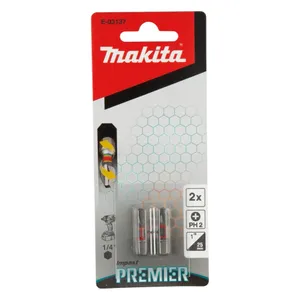 מארז זוג ביטים PH2 מסדרת PREMIER MAKITA