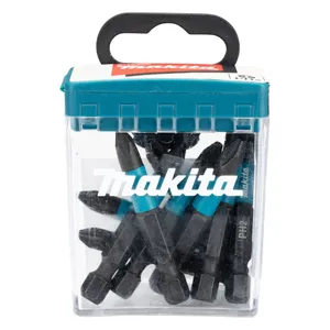 מארז 10 ביטים מגנטים מסדרת BLACK PH2 MAKITA
