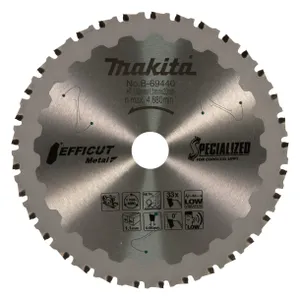 להב TCT שקט 150 מ"מ למתכת למסור נטען מסדרת EFFICUT MAKITA