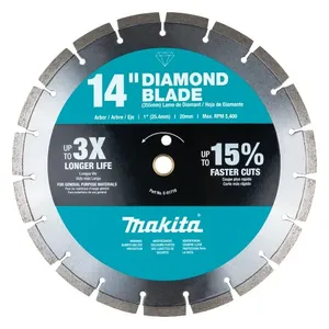 להב יהלום למסור בטון 355 מ"מ "14 MAKITA