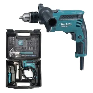 מקדחה חשמלית 430W + אביזרים בארגז MAKITA