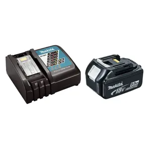 ערכת מטען מהיר + סוללה 5AH 18V MAKITA