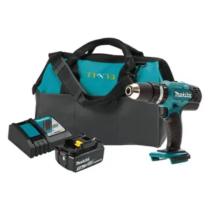מקדחה / מברגה רוטטת 18V + סוללה 3.0AH ומטען MAKITA