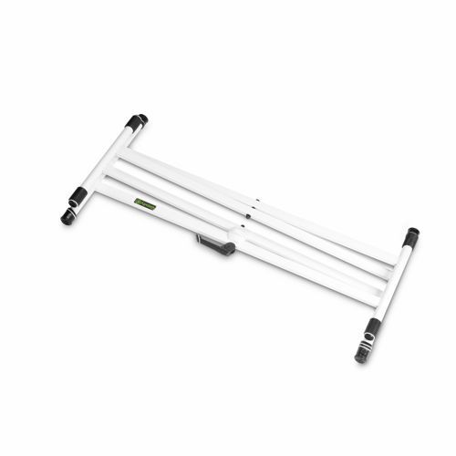 סטנד לקלידים מחוזק (כפול) עם נעילה מהירה לבן Gravity KSX 2