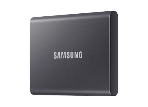 כונן חיצוני  SAMSUNG PORTABLE SSD T7 1TB USB3.2 אפור MU-PC1T0T