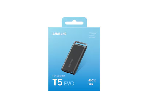  כונן SSD נייד SAMSUNG T5 EVO 2.0TB MU-PH2T0S 