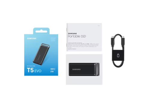  כונן SSD נייד SAMSUNG T5 EVO 2.0TB MU-PH2T0S 