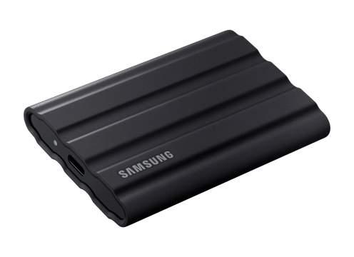 כונן חיצוני SAMSUNG PORTABLE SSD T7 SHIELD 4.0TB USB 3.2 BLACK MU-PE4T0S