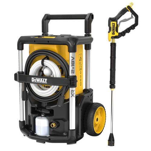 מכונת שטיפה 2X20V דיוולט עם אביזרים עוצמה 110 BAR DEWALT DCMPW1600N- גוף בלבד 